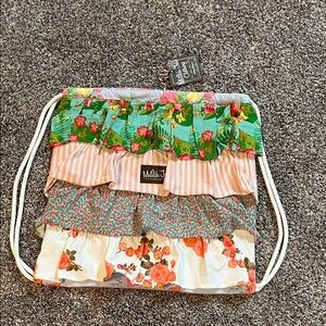 NWT Matilda Jane Ruffle Backpack Matilda Jane Drawstring Backpack